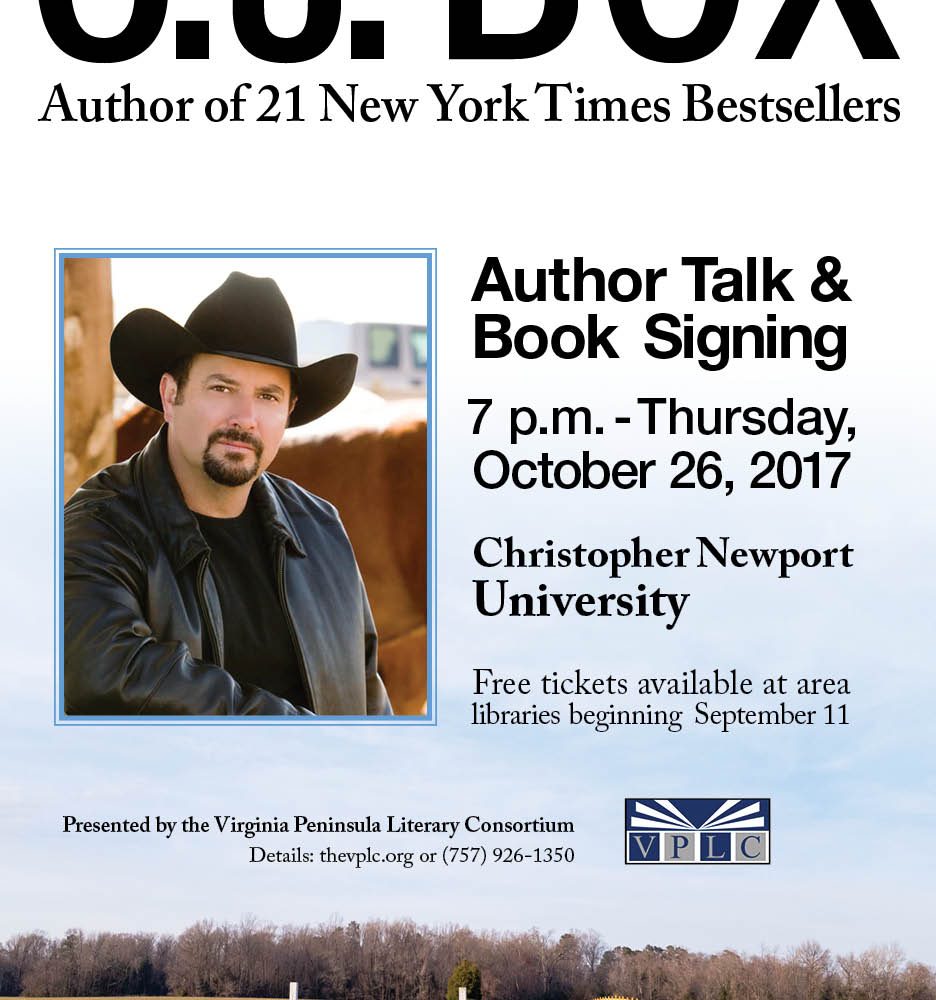 C.J. Box Author Talk - Poster