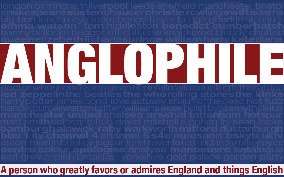 Anglophile "Directional" Poster - Version 1 - Color 1